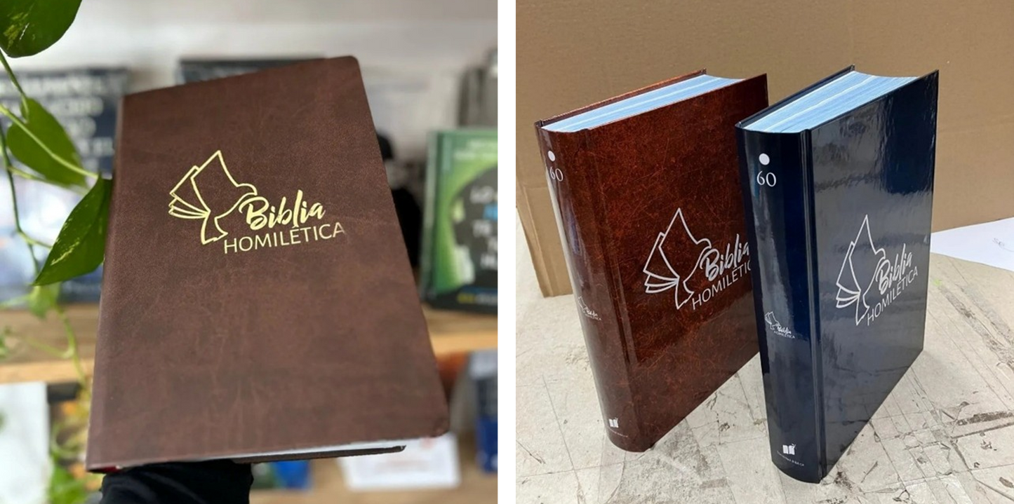 SI VIVES EN BOGOTA, MEDELLIN, CARTAGENA, BARRANQUILLA O SANTA MARTA, ESTA OFERTA ES PARA TI: Biblia Homilética de Estudio, letra Grande + Formación Online Certificada 21 Talleres C.E.