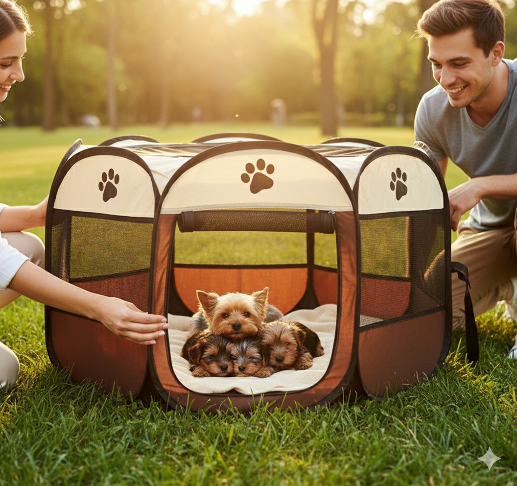 CASITA PORTATIL PARA MASCOTAS