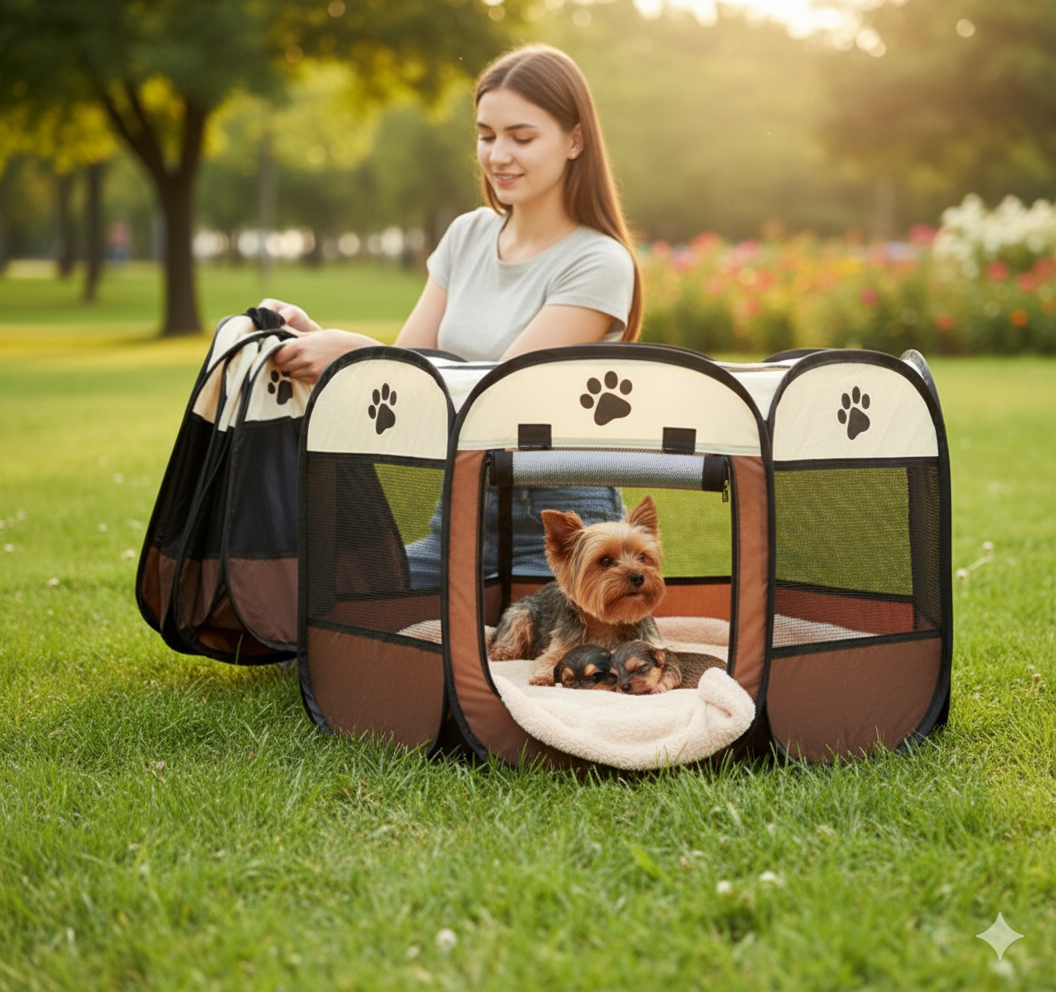 CASITA PORTATIL PARA MASCOTAS