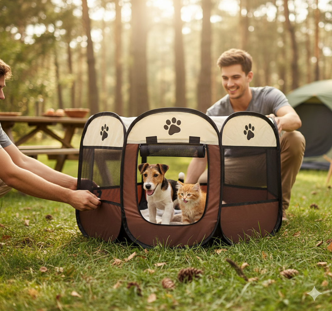 CASITA PORTATIL PARA MASCOTAS