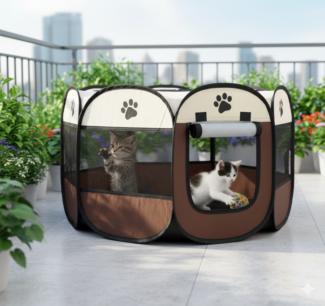 CASITA PORTATIL PARA MASCOTAS