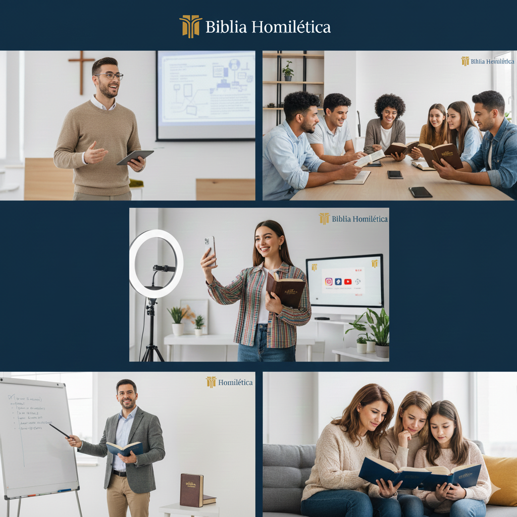 SI VIVES EN BOGOTA, MEDELLIN, CARTAGENA, BARRANQUILLA O SANTA MARTA, ESTA OFERTA ES PARA TI: Biblia Homilética de Estudio, letra Grande + Formación Online Certificada 21 Talleres C.E.