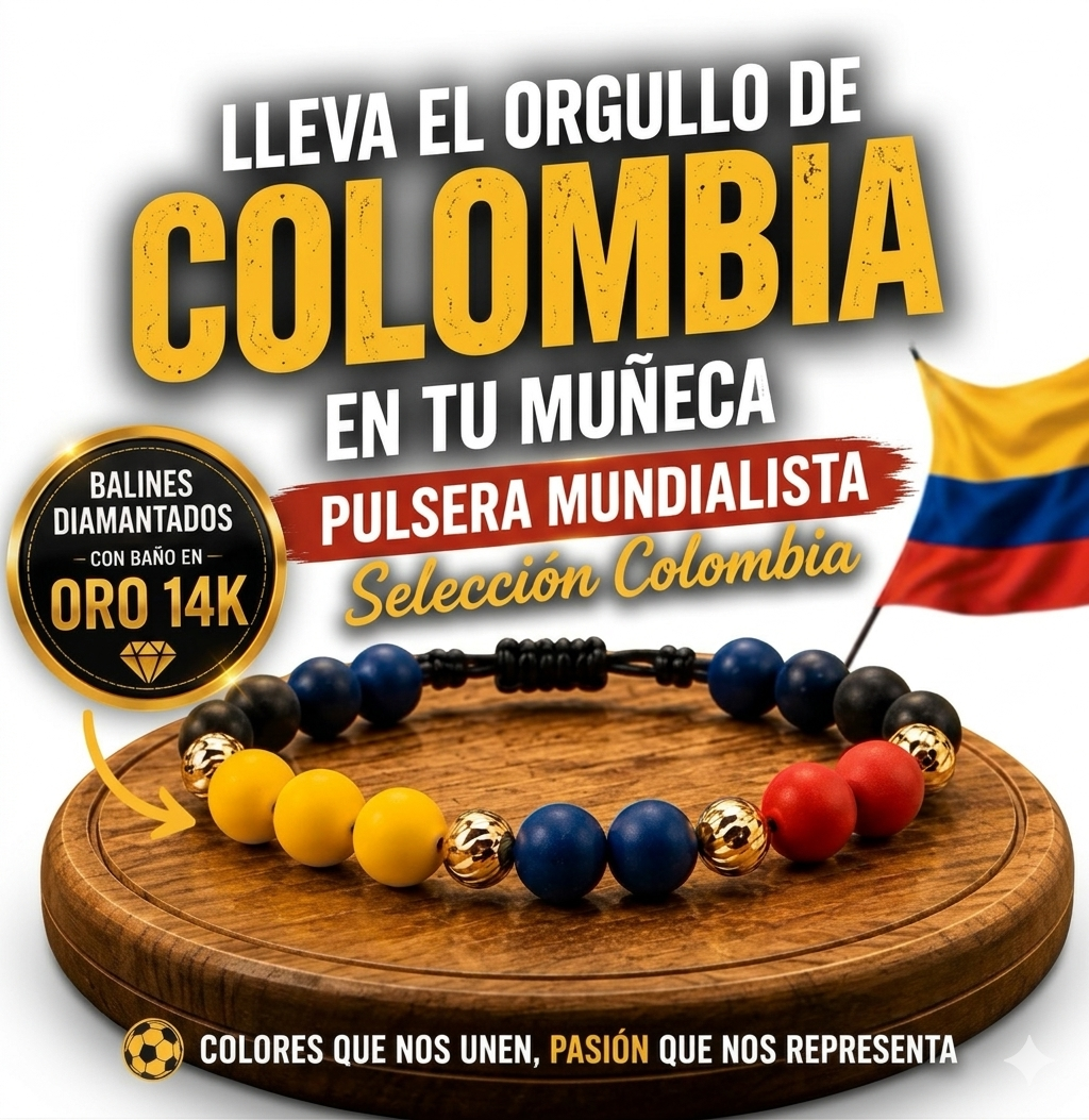 Pulsera Colombia Mundial 2026