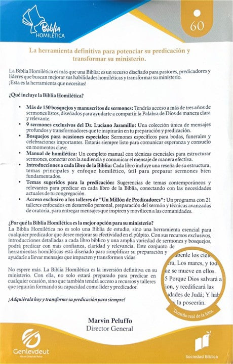 📖 ¡Conviértete en Embajador Local de la Biblia Homilética! LLeva tu pack de 5 biblias a precio super especial