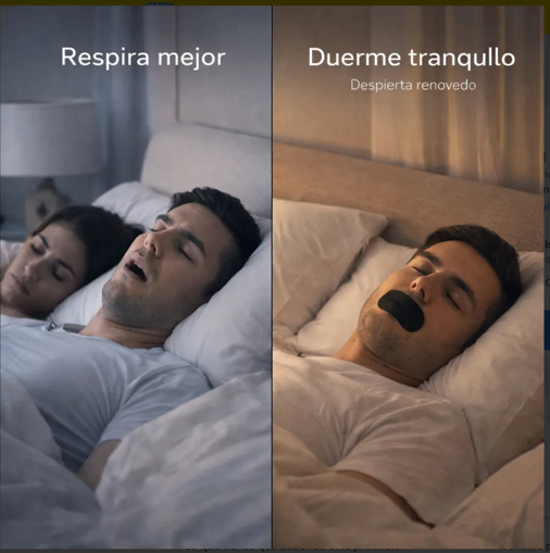 CINTA ANTIRONQUIDOS – DUERME EN SILENCIO DESDE LA PRIMERA NOCHE