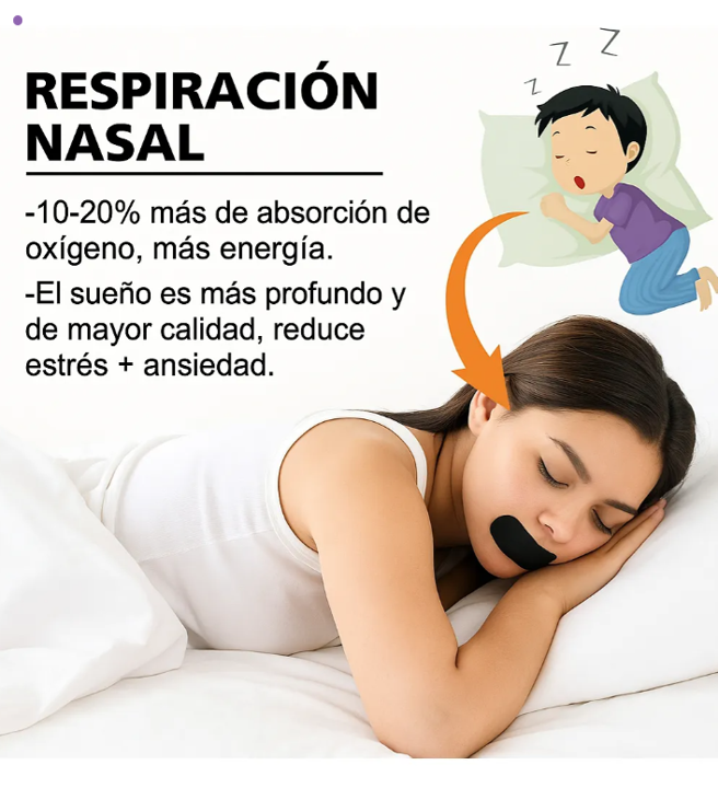 CINTA ANTIRONQUIDOS – DUERME EN SILENCIO DESDE LA PRIMERA NOCHE