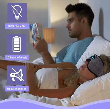 ANTIFAZ CON AURICULARES BLUETOOTH PARA PODER DORMIR.