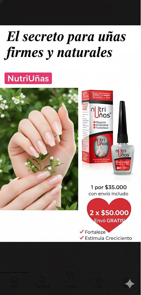 NUTRIUÑAS OFERTA ESPECIAL