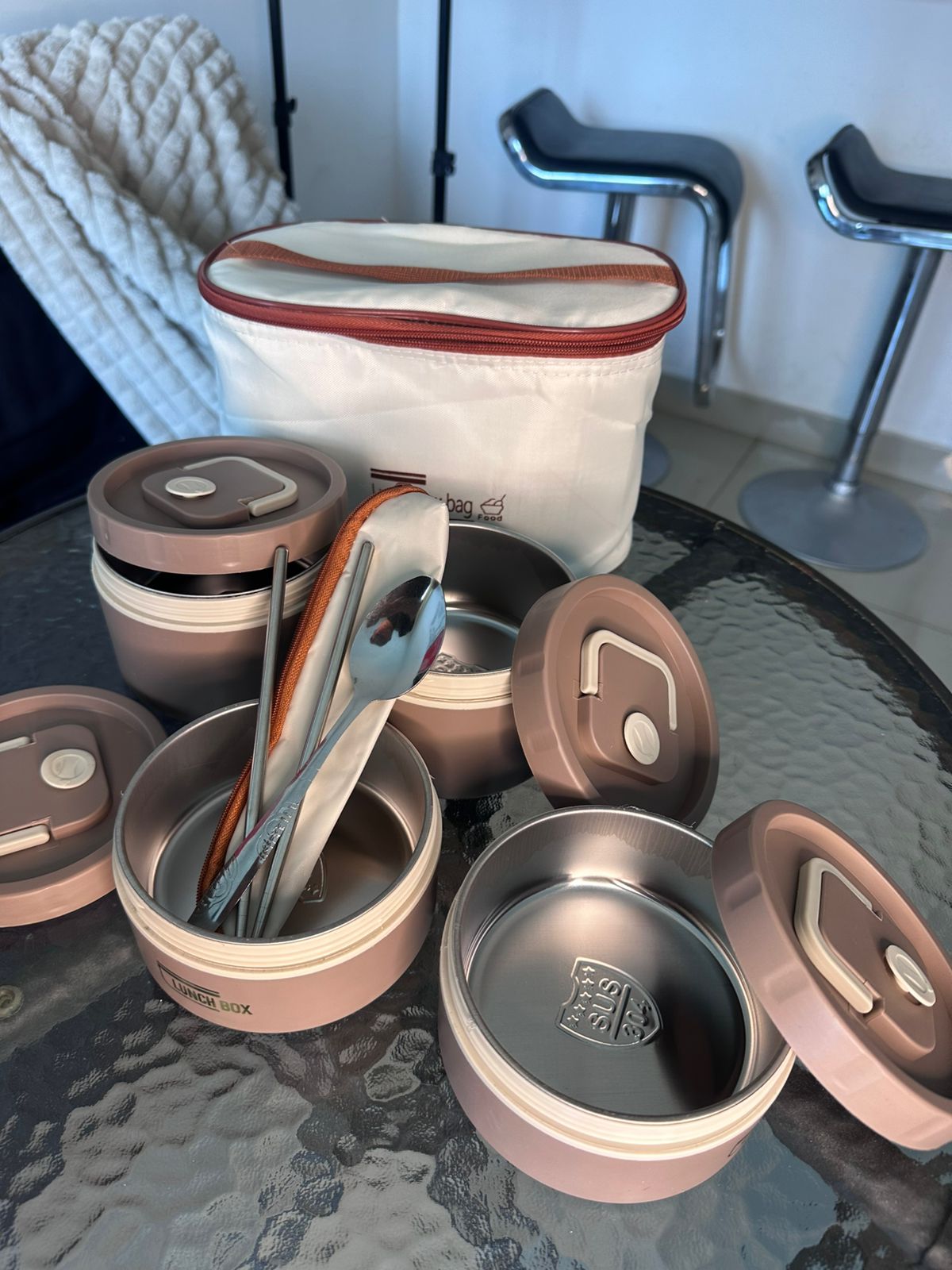 OFERTA!! LONCHERA TERMICA 4 EN 1