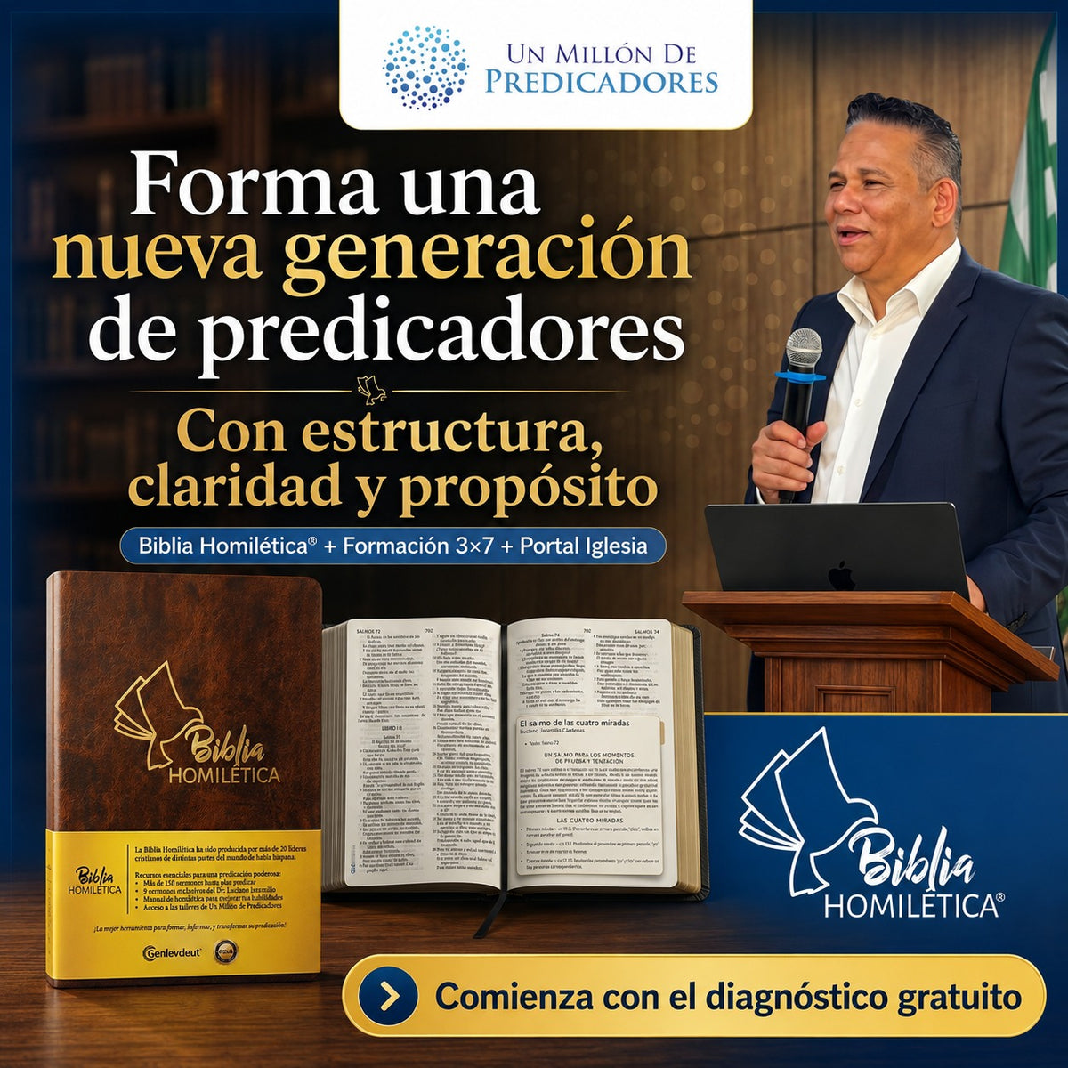 📖 ¡Conviértete en Embajador Local de la Biblia Homilética! LLeva tu pack de 5 biblias a precio super especial
